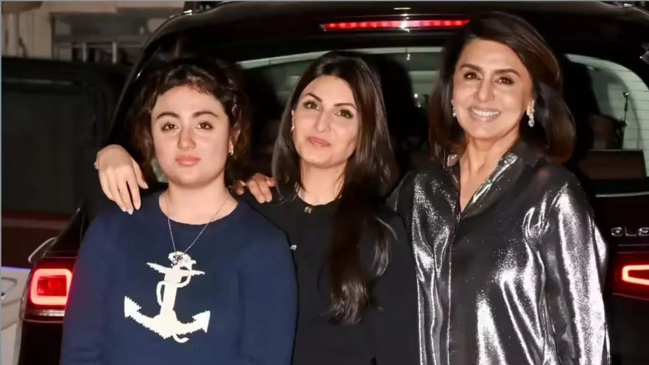 Ranbir Kapoor's niece, Samara Sahni, steals the show at the Kapoor  Christmas gathering