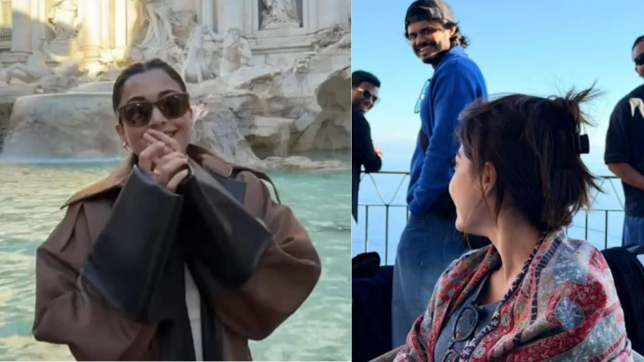 Rashmika Mandanna's Rome photo dump celebrates slow travel, fans spot Vijay  Deverakonda's brother