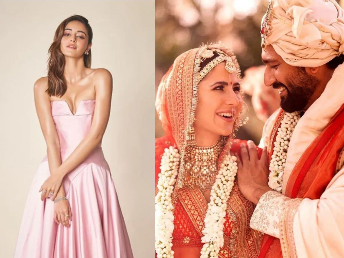 Ananya Panday dazzles in strapless gown! Proves that literally everyone is  obsessed with Vicky and Katrina's wedding pics