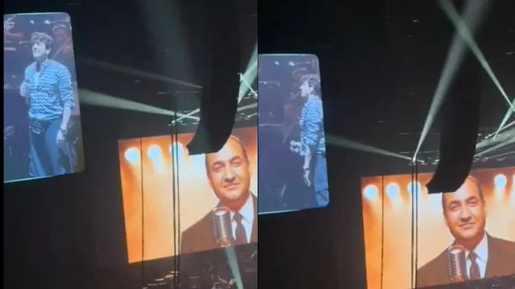 Sonu Nigam performs live duet with Mohammed Rafi using AI