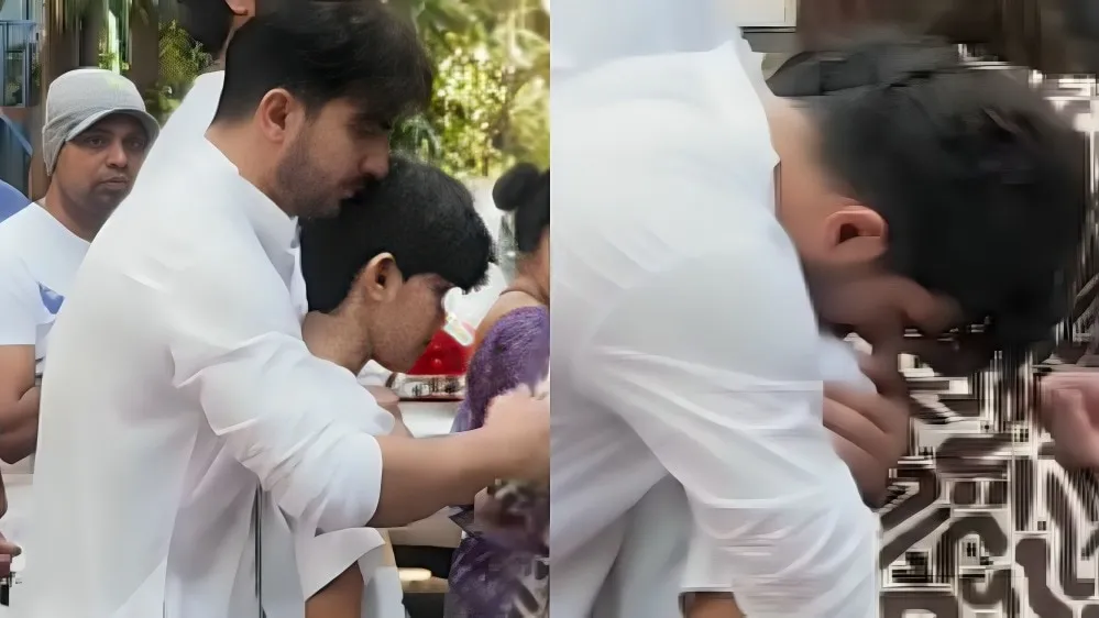 Arjun Bijlani mourns father-in-law at funeral, shares emotional moment with  son