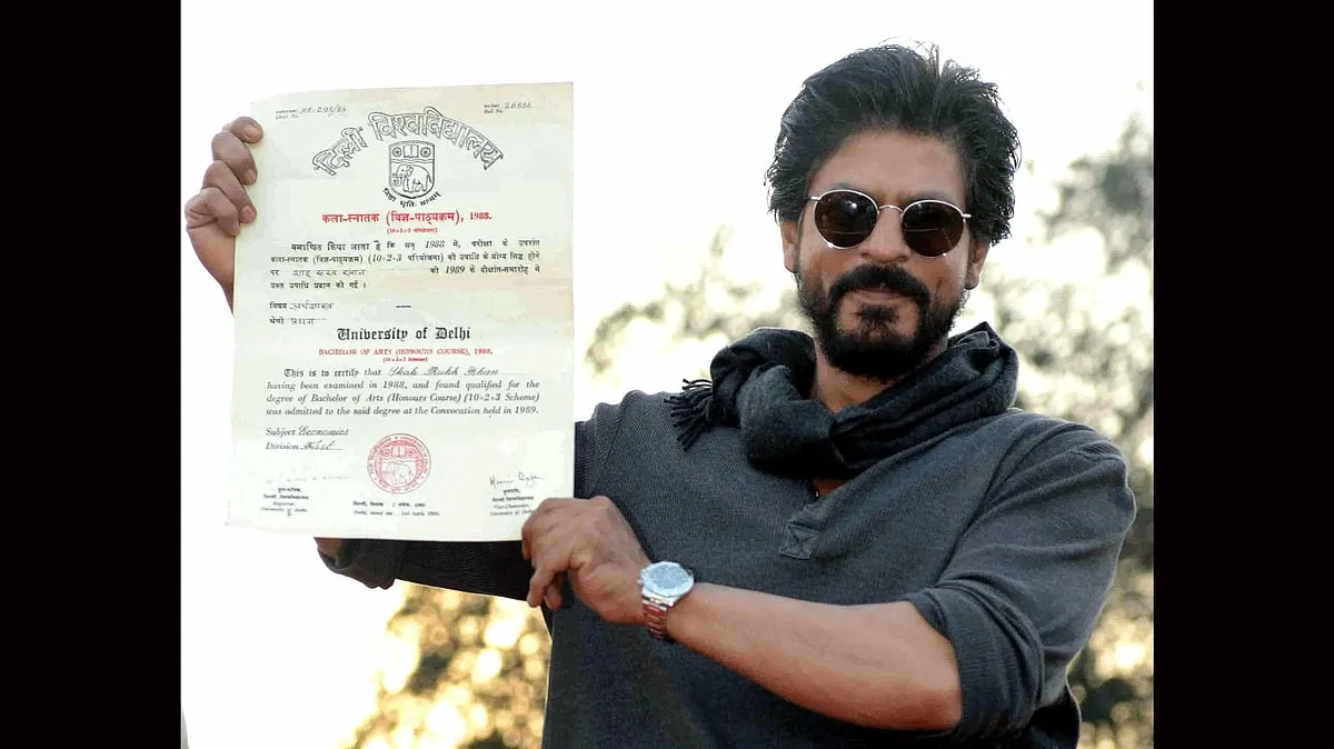 Shah Rukh Khan Gets His Graduation Certificate After 28 Years