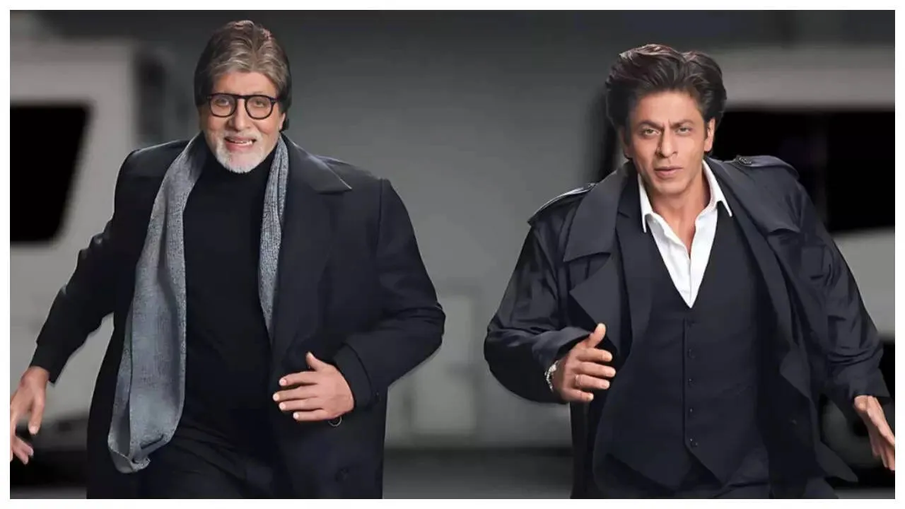 Shah Rukh Khan says Amitabh Bachchan is 'super se upar star' while Big B  calls SRK 'Dilon ki dhadkan' in new ad; both mention Alia Bhatt to evade  paps | Hindi Movie News - Times of India