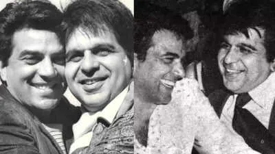 Golden Days: When Dharmendra visited Dilip Kumar at midnight to show him  the poster of Sunny Deol's debut film | - Times of India
