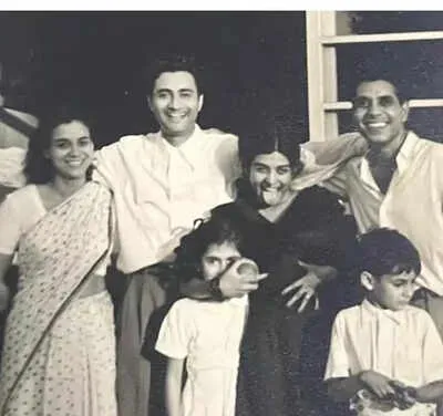 Shekhar Kapur remembers mother on her birth anniversary with a throwback pic with uncle Dev Anand. -The Times of India