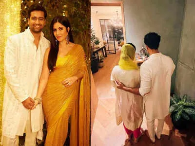 A look at Vicky Kaushal, Katrina Kaif'sBollywood stars Diwali 2025 celebration
