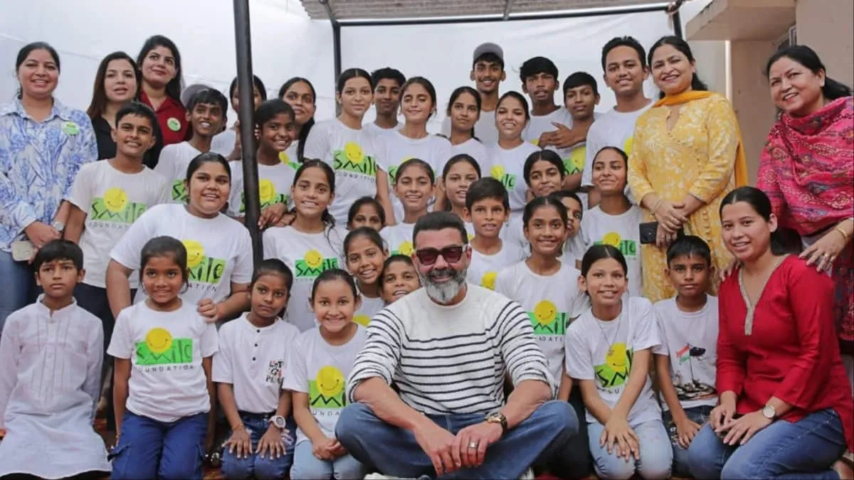 Netflix's 'The Ba***ds of Bollywood' & 'Animal' actor Bobby Deol spreads  smiles at Smile Foundation, bringing joy to the – Firstpost