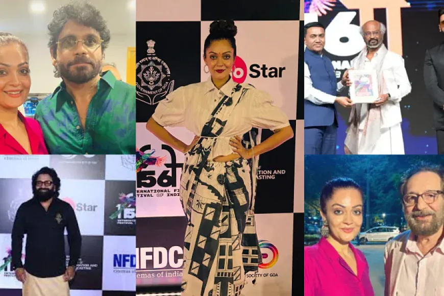 Sheena Chohan Makes a Regal Statement at IFFI 2025 Finale, Sitting Front  Row With Indian Cinema Icons - Sangri Today