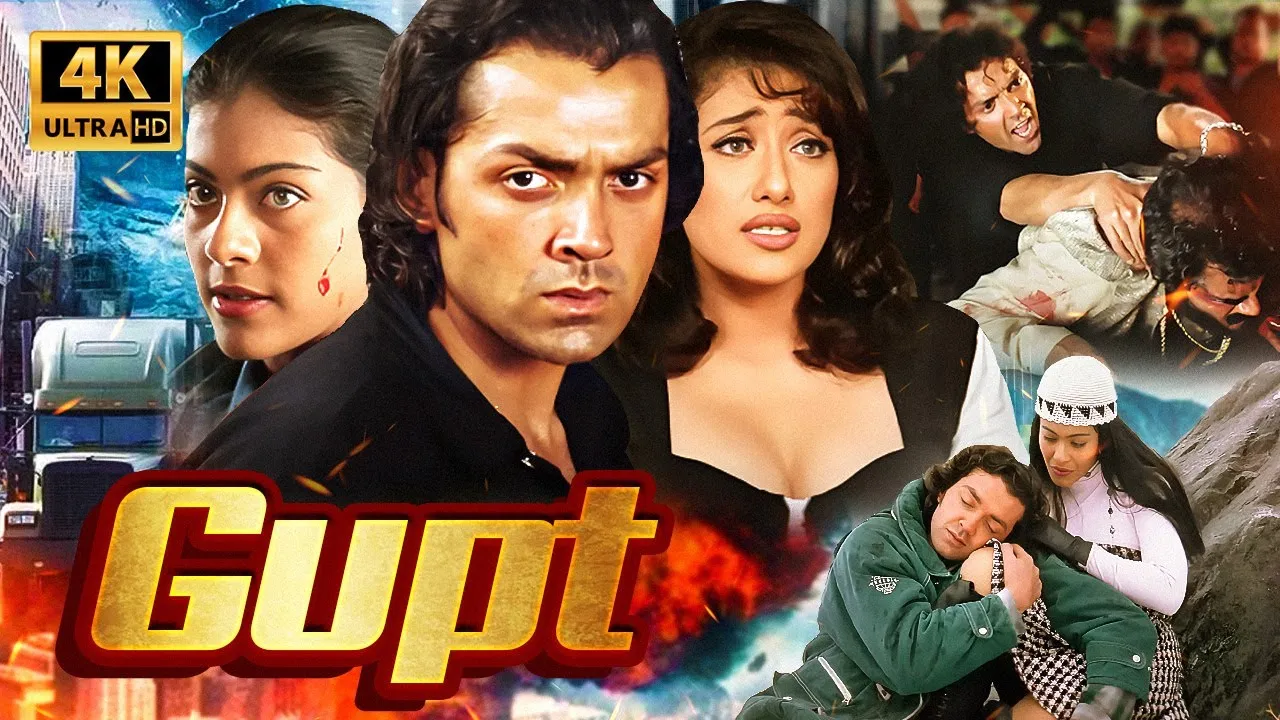 आखिर कौन है खूनी? | GUPT (1997) | Bobby Deol, Kajol, Manisha | 4K Ultra HD  | Suspense Thriller
