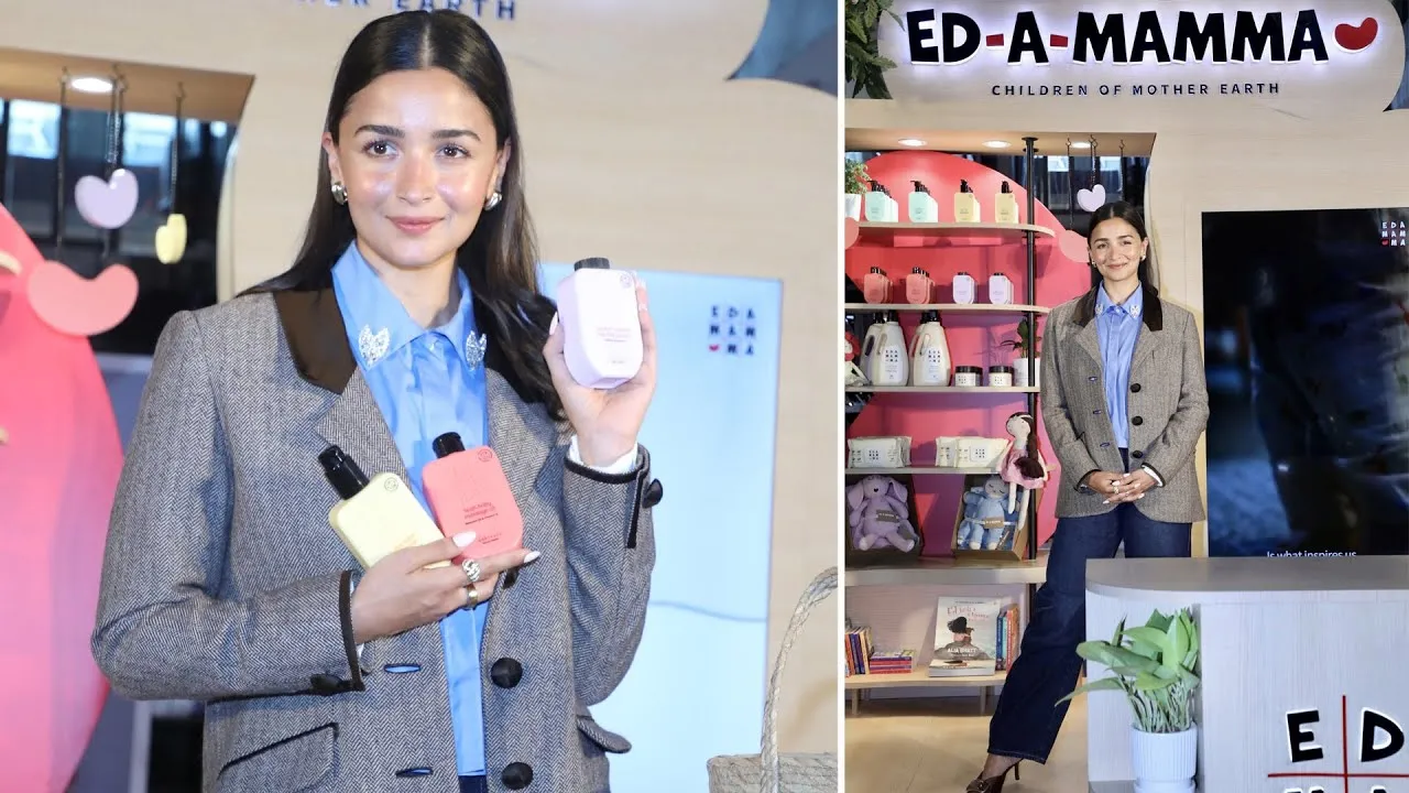 Alia Bhatt' At Her Brand ED-A-MAMMA's Clean Conscious Babycare Range Mega  Launch In Mumbai