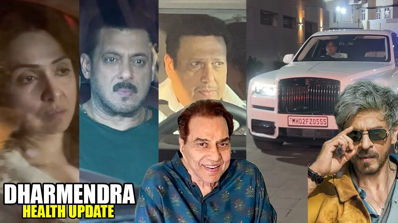Dharmendra New Update | Salman Khan,Shah Rukh Khan,Govinda Visit Breach  Candy Hospital - YouTube