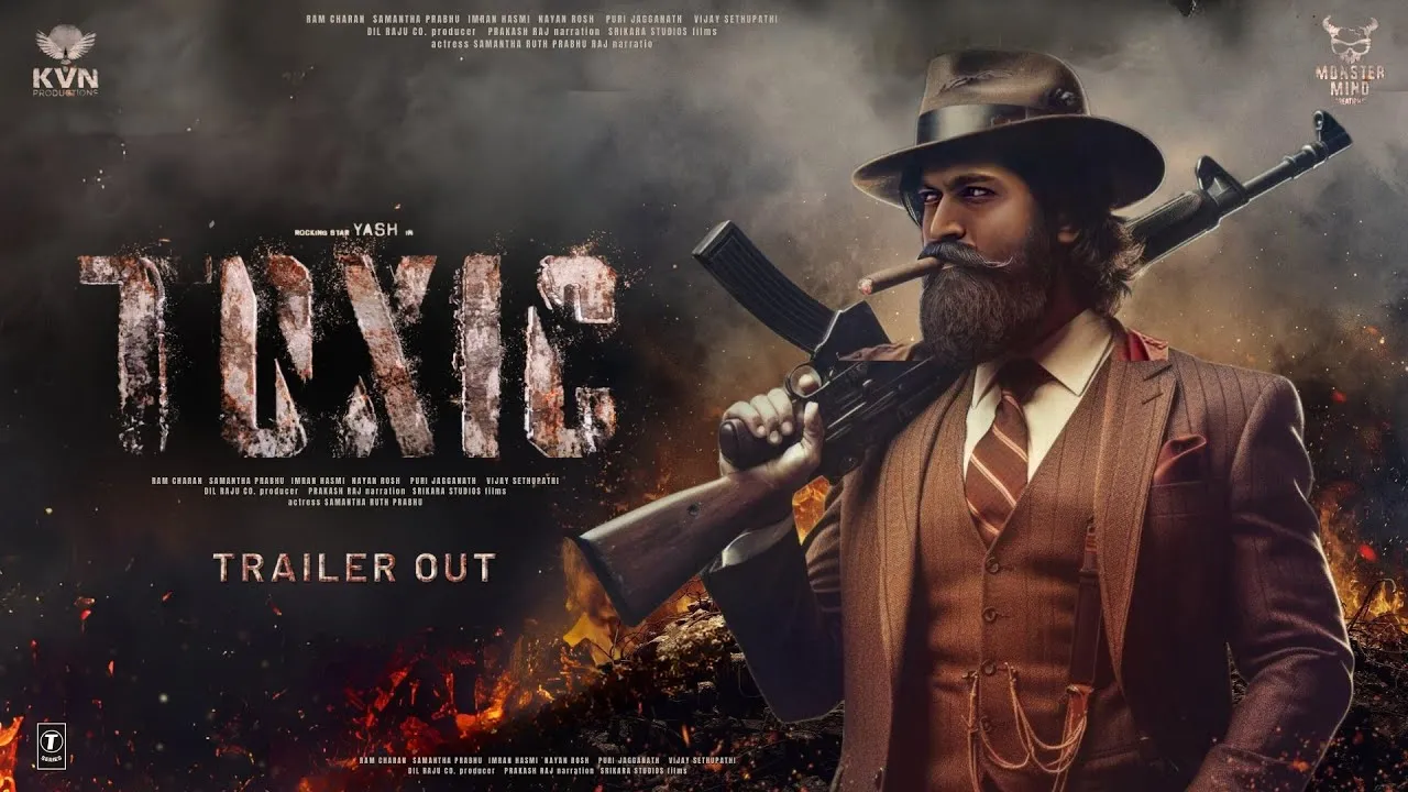TOXIC - Hindi Trailer | Rocking Star Yash | Geetu Mohandas | KVN  Productions | Monster Mind Creation