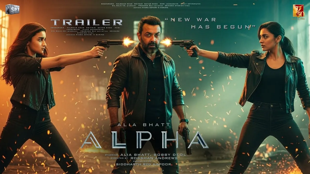 ALPHA - First Look Trailer | Alia Bhatt | Bobby Deol | Sharvari | Shiv  Rawail | YRF Spy Universe |