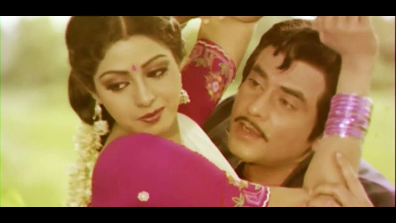 एक आँख मारू तो पर्दा हट जाए - जीतेन्द्र - श्रीदेवी - तोहफा मूवी - किशोर  कुमार - आशा भोसले