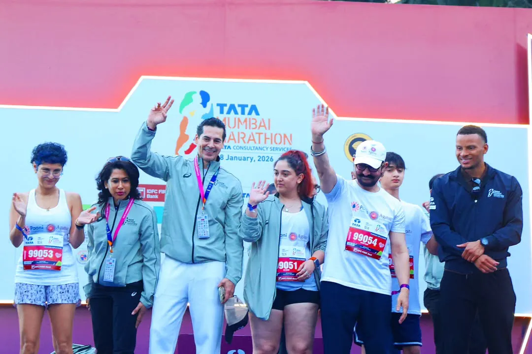 Aamir Khan Runs Mumbai Marathon with Kiran Rao & children; Reacts to  Pollution