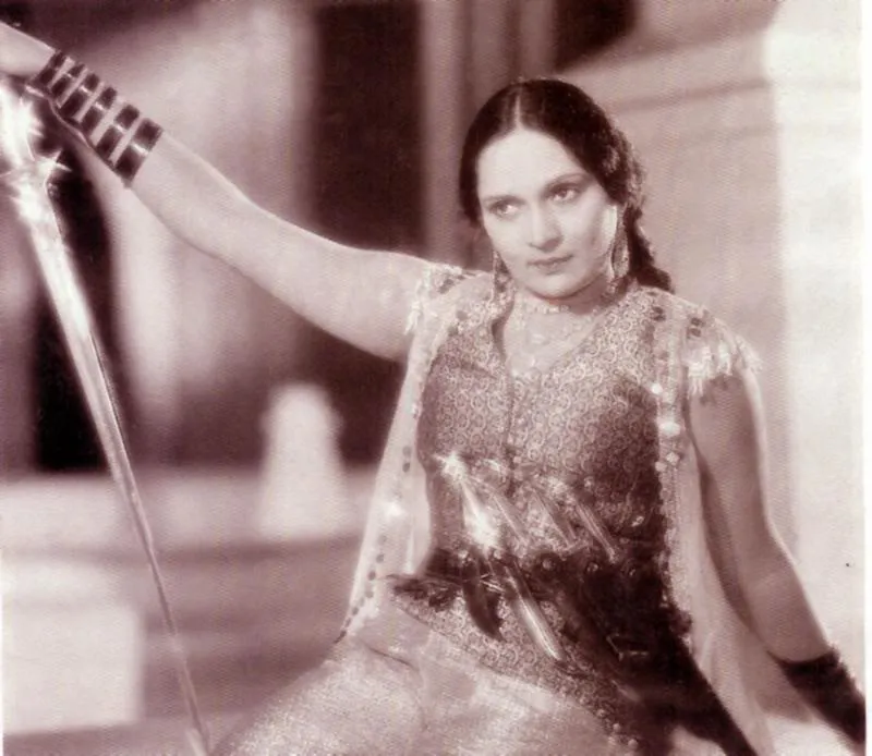 Indian actress Durga Khote