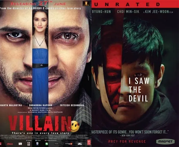 Ek Villain and Korean film