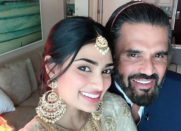 Athiya Shetty and Suniel Shetty 