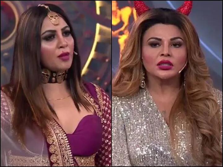 Bigg Boss 14 Finale: Arshi Khan & Rakhi Sawant FIGHT In Front Of Salman Khan