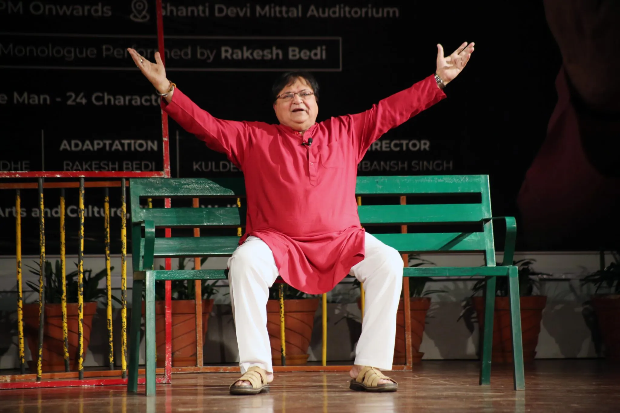 Rakesh Bedi's One Man Play Massage Theatre Workshop at LPU