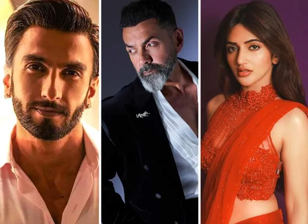 Ranveer Singh, Bobby Deol, and Sreeleela 