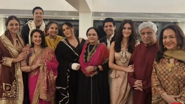Bollywood celebrities at Shabana Azmi’s Diwali celebration