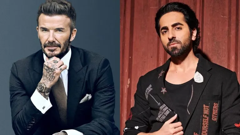 Ayushmann Khurrana Welcomes David Beckham To India | Bollywood Bubble