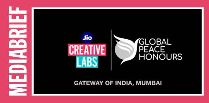 Global Peace Honours 2025 tribute by Jio Creative Labs