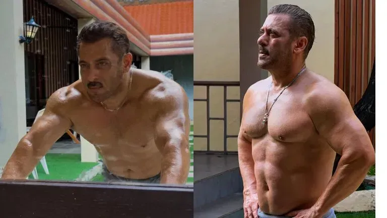 Salman Khan Flaunts Abs In New Shirtless Photo; Says; &ldquo;Kuch Hassil Karne Ke  Liye&hellip;&rdquo; | Bollywood Bubble