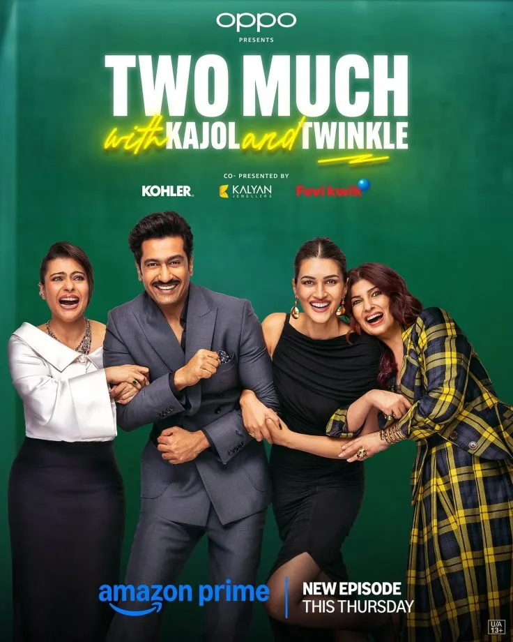 Vicky Kaushal & Kriti Sanon Bring Fun, Flirt, and Confessions to the Grand  Finale of Two Much with Kajol and Twinkle