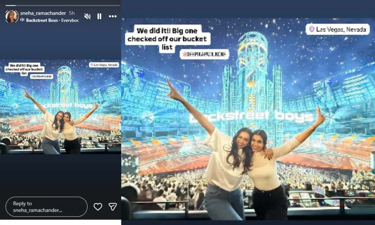 Deepika Padukone Attends Backstreet Boys With BFF In Las Vegas, Pic  Surfaces! | Hauterrfly