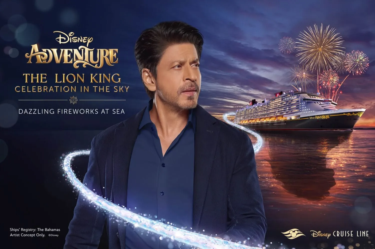 Disney Cruise Line Announces The Lion King-themed Fireworks Show Featuring  Globally Acclaimed Star, Shah Rukh Khan - Bold Outline : India's leading  Online Lifestyle, Fashion & Travel Magazine.