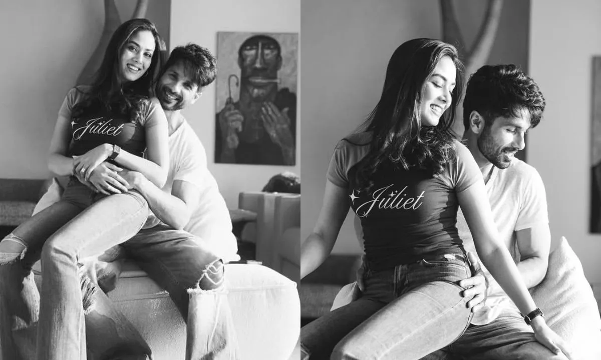 Mira Rajput Cheers Shahid Kapoor In &ldquo;Juliet&rdquo; T-Shirt As O' Romeo Hits Theatres! So Cute | Hauterfly