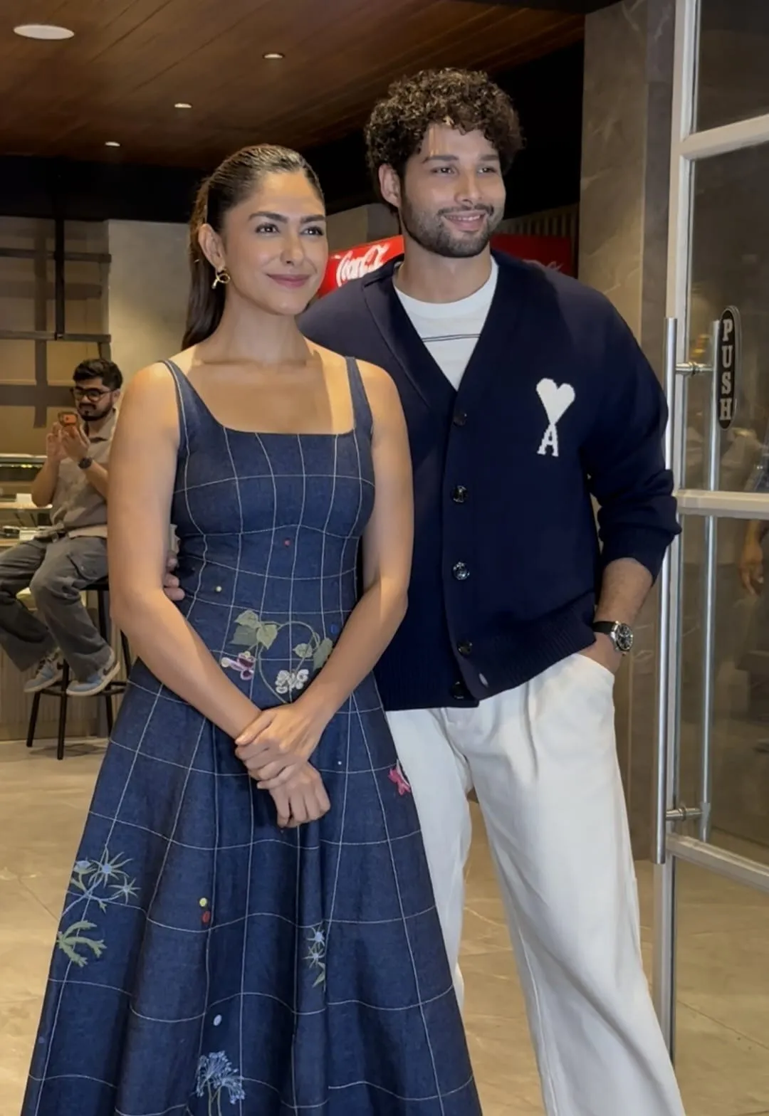 Rumoured Exes Mrunal Thakur & Siddhant Chaturvedi Spotted Cozy Together in Mumbai