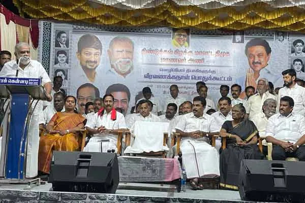 dmk minister i periyasamy talks about hindi imposition