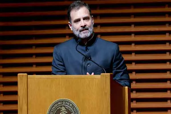 rahul gandhi america stanford university campus speech