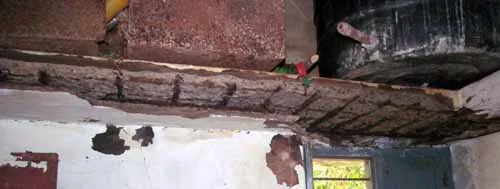 Damaged building