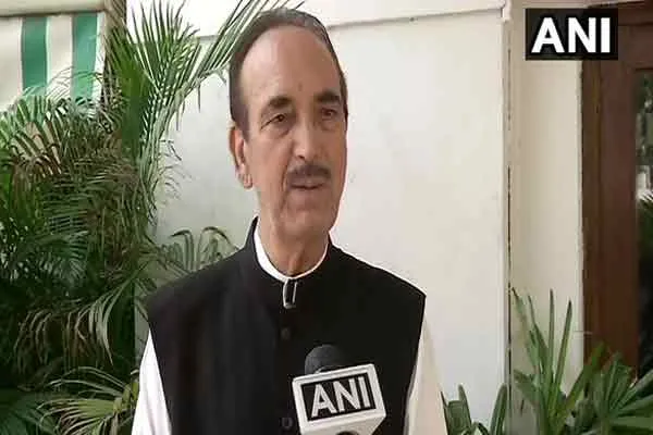 gulam nabi azad talks about congress party president rahul gandhi 