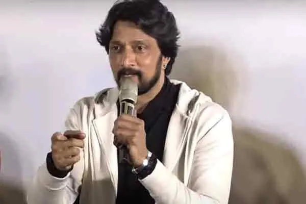 karnataka actor kiccha sudeep bjp support issue involved congress