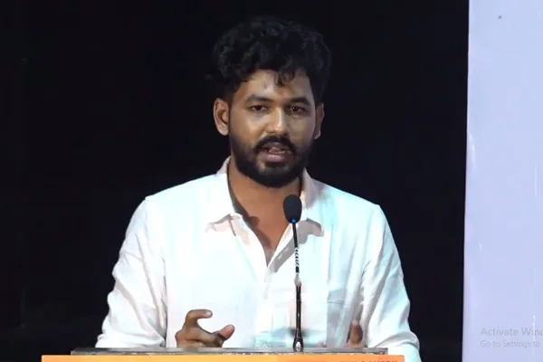hiphop aadhi speech at pt sir success meet