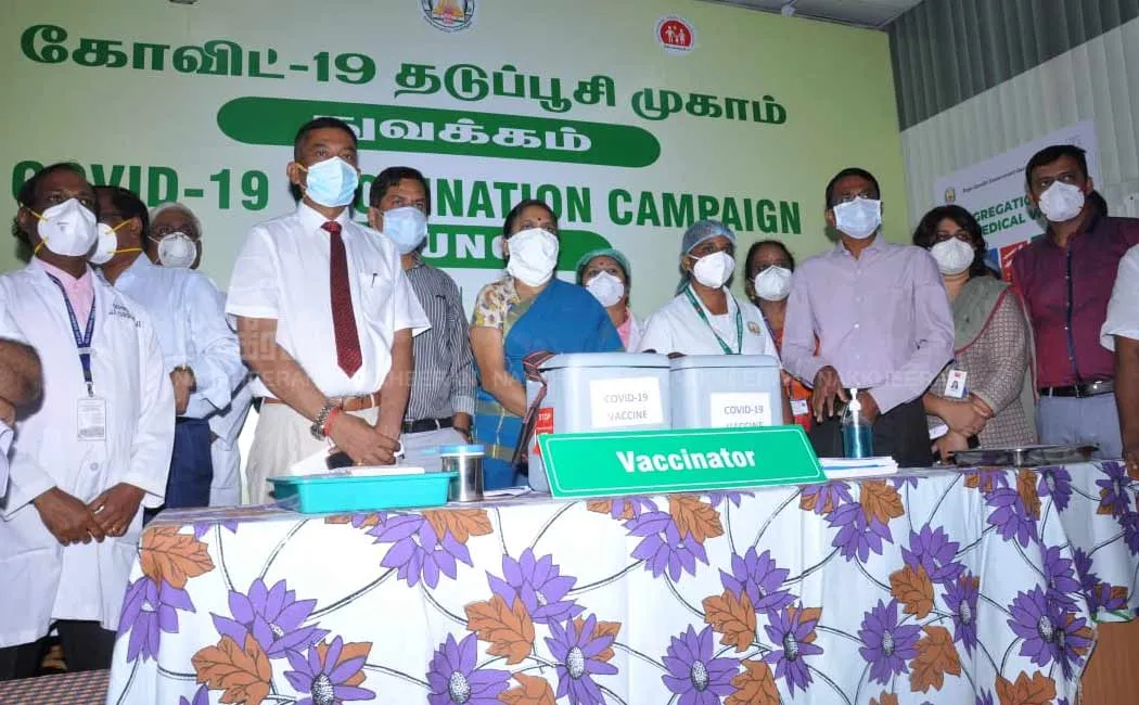 The 31st corona vaccination camp has started in Tamil Nadu!