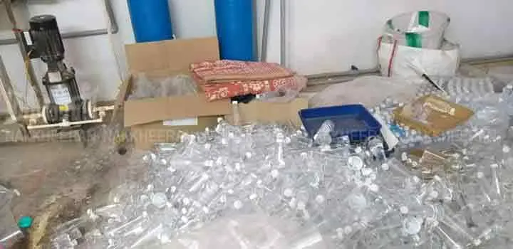 Non-standard drinking water treatment plant in Ambur! Officers action!
