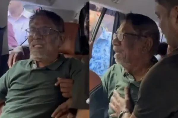 Bharathiraja cries after Manoj's cremation