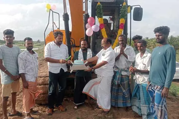  youth celebrated birthday by cutting a cake for pokilin who diverted 25 water bodies!