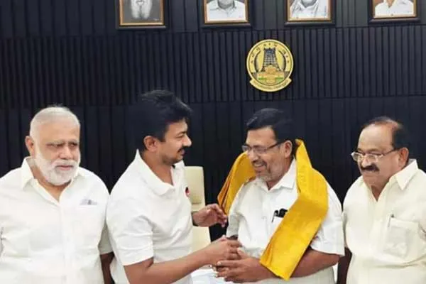 Dindigul MP ​​met and congratulated Minister Udhayanidhi