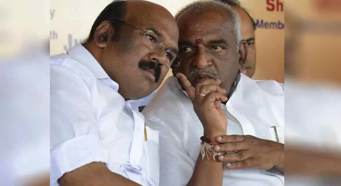Minister Jayakumar in BJP office