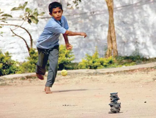 kids playing out