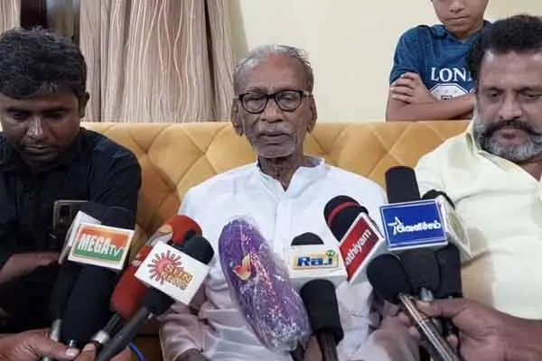pazha nedumaran talks about third party in parliamentary election at nagai  