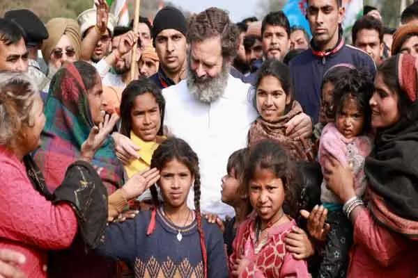 rahul gandhi bharath jado yatra in jammu and kashmir  