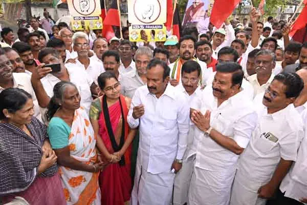 erode east by election dmk ministers started campaign 